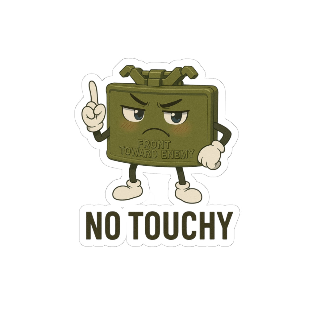 No Touchy Sticker