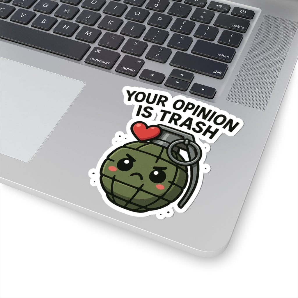 Opinion Grenade Sticker