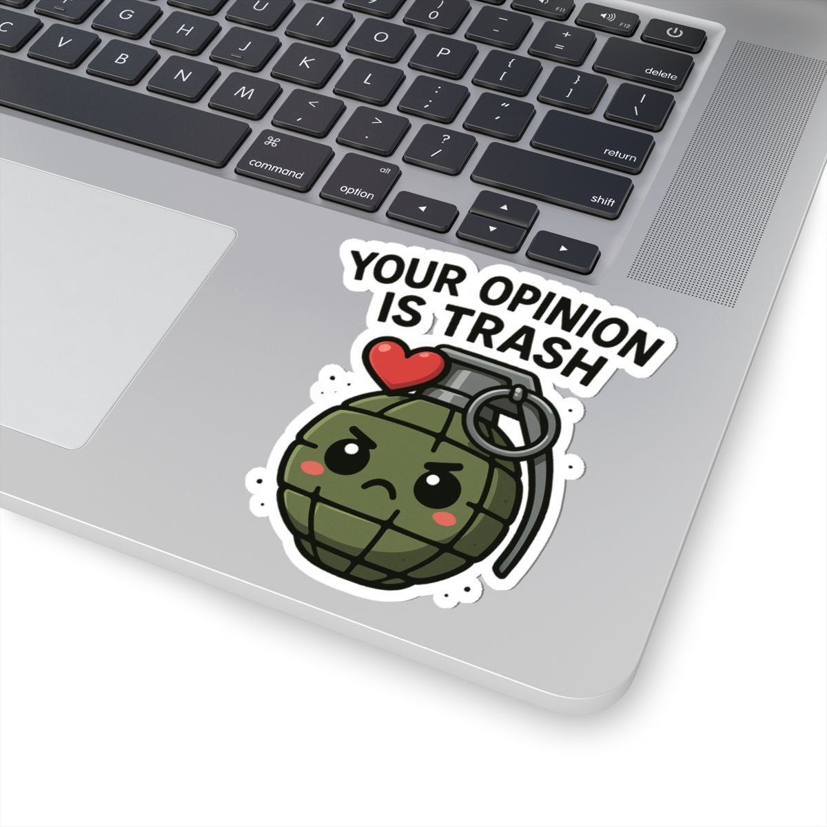 Opinion Grenade Sticker
