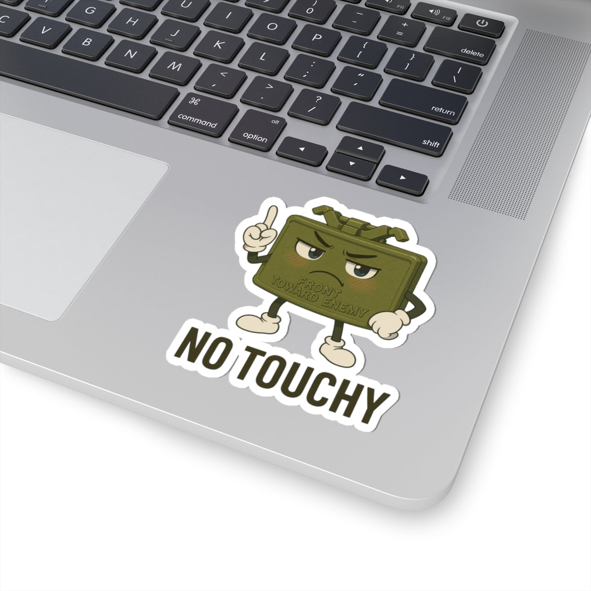 No Touchy Sticker